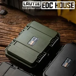 High Quality 15x12x4.6cm Tool Box Waterproof Organizer Strip High Sealing Drop Resistance Shockproof with Sponge for EDC Tool