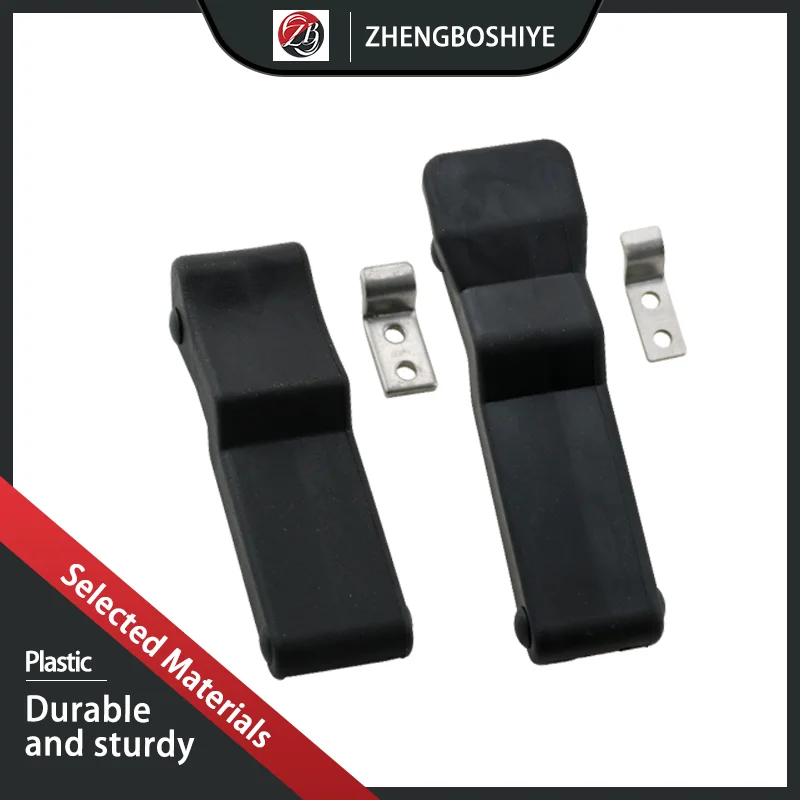

Distribution Box Cabinet Door Buckle Black Rubber Small Handle Wooden Box Hidden Concealed Fixed Buckle