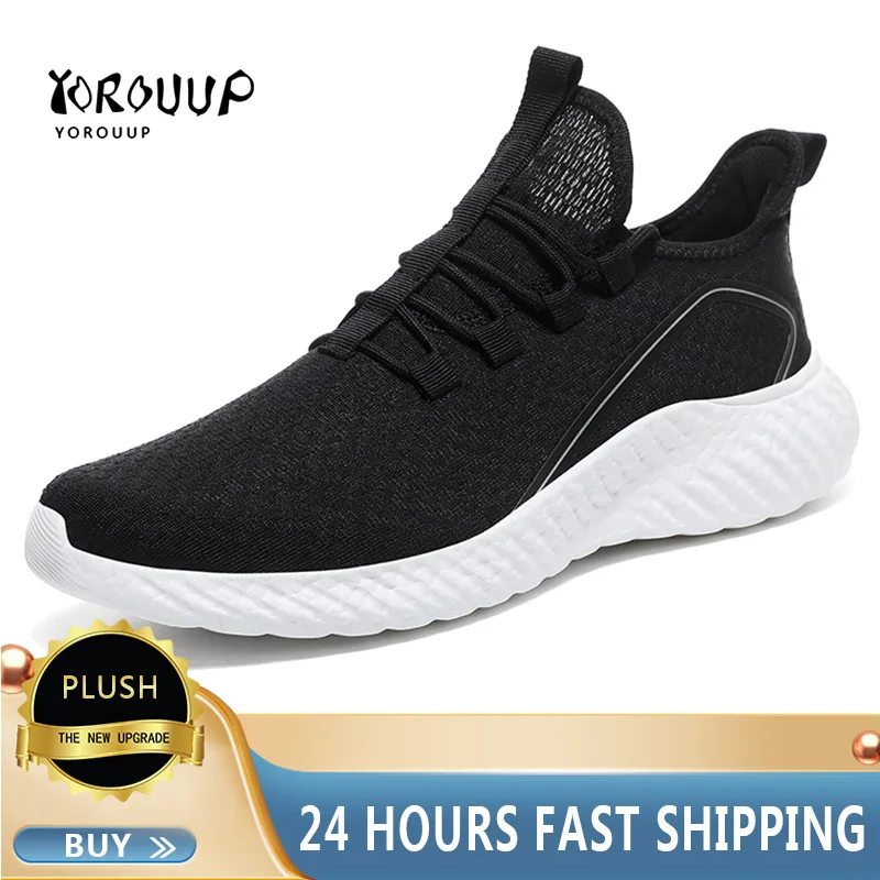 

Brand Men's Sneakers New Men's Walking Shoes Mesh Surface Breathable Running Shoes Comfortable Outdoor Sneakers High Quality