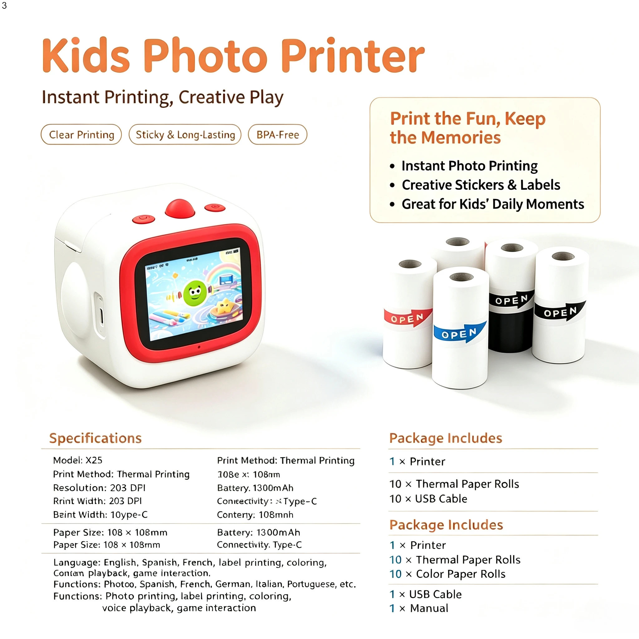 square-ai-voice-interactive-mini-thermal-printer-portable-pocket-printer-with-screen-back-to-school-kids-birthday-gift