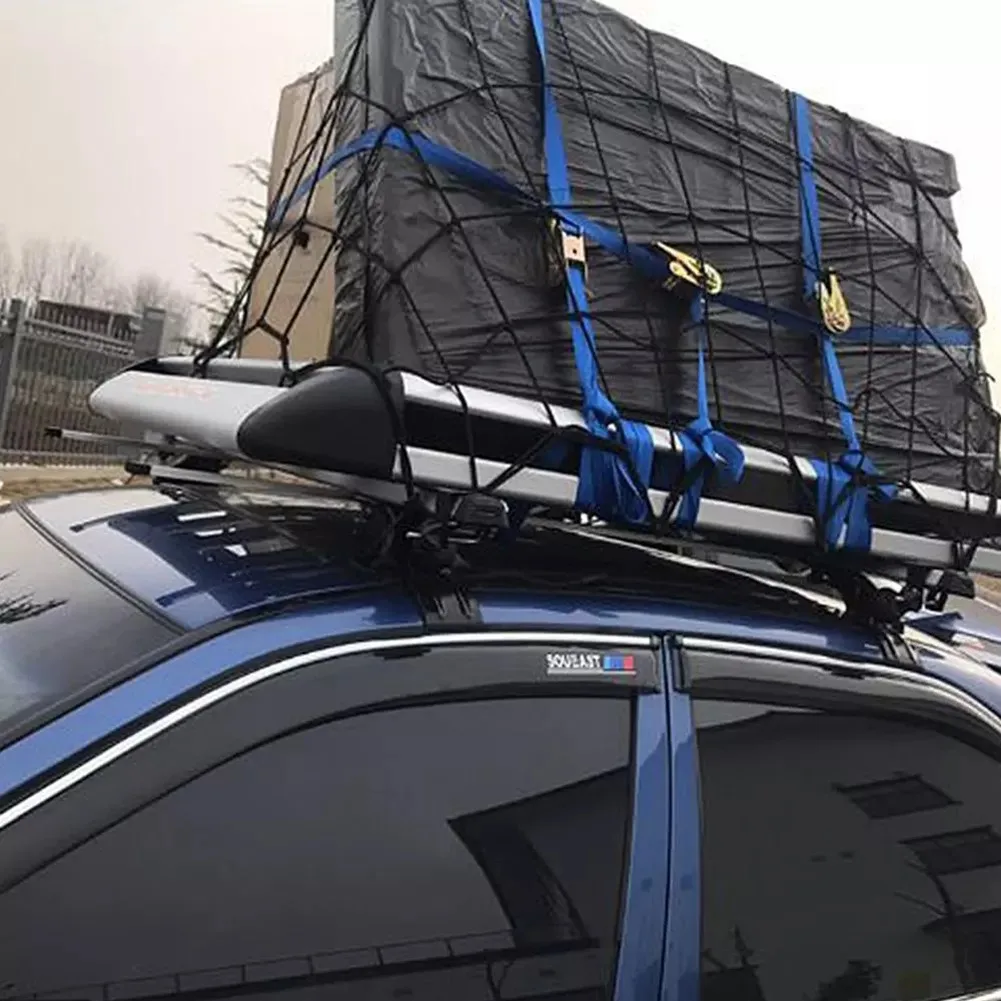 2M Long Luggage Bag Cargo Straps With Buckle Tie-Down Belt Adjustable Length For Car Motorcycle Bicycle Tow Rope Fixing Belt
