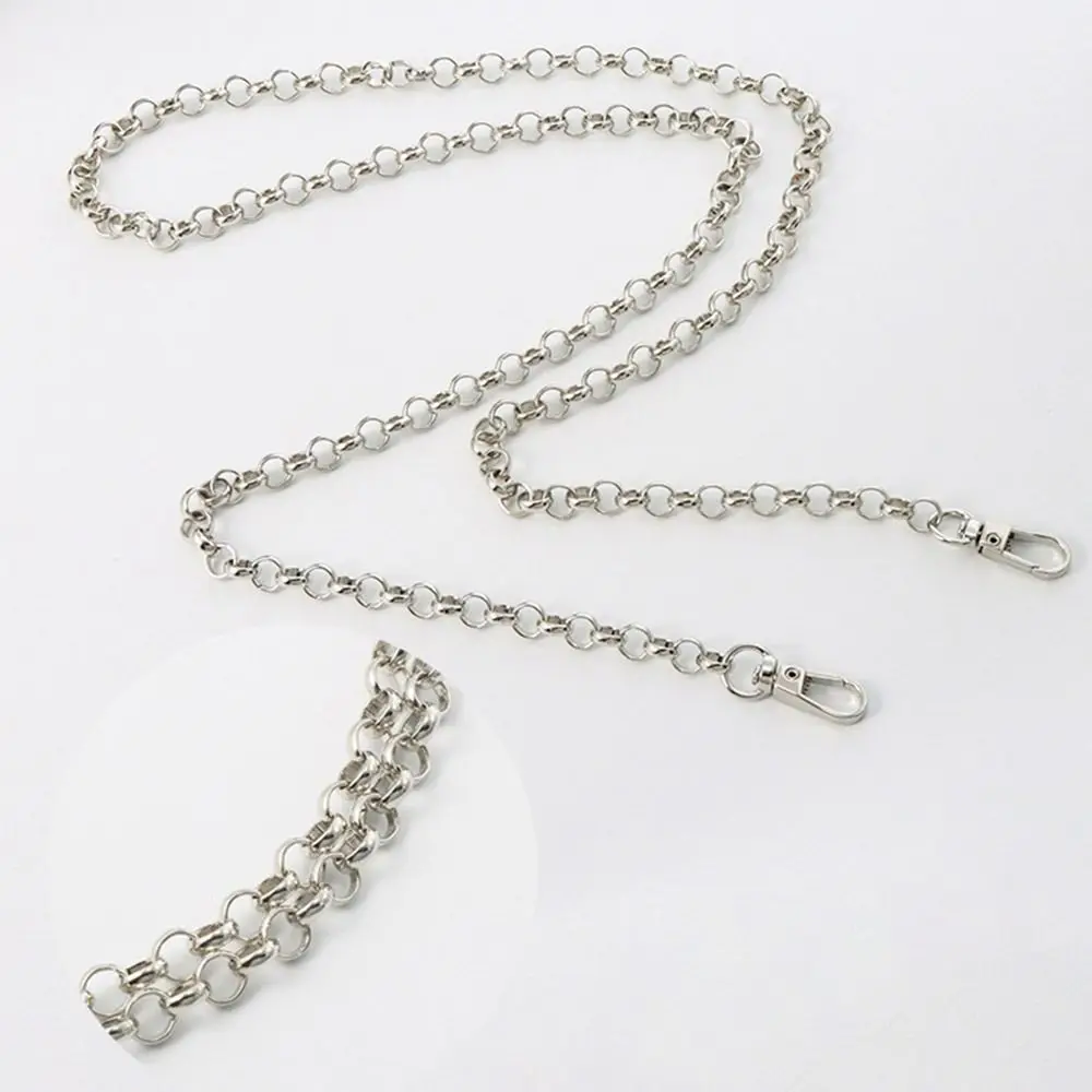 120cm Handle Replacement Chain Metal Chain For Jewelry Making Findings Bag Chain Strap Golden Silvery Aluminum Chain