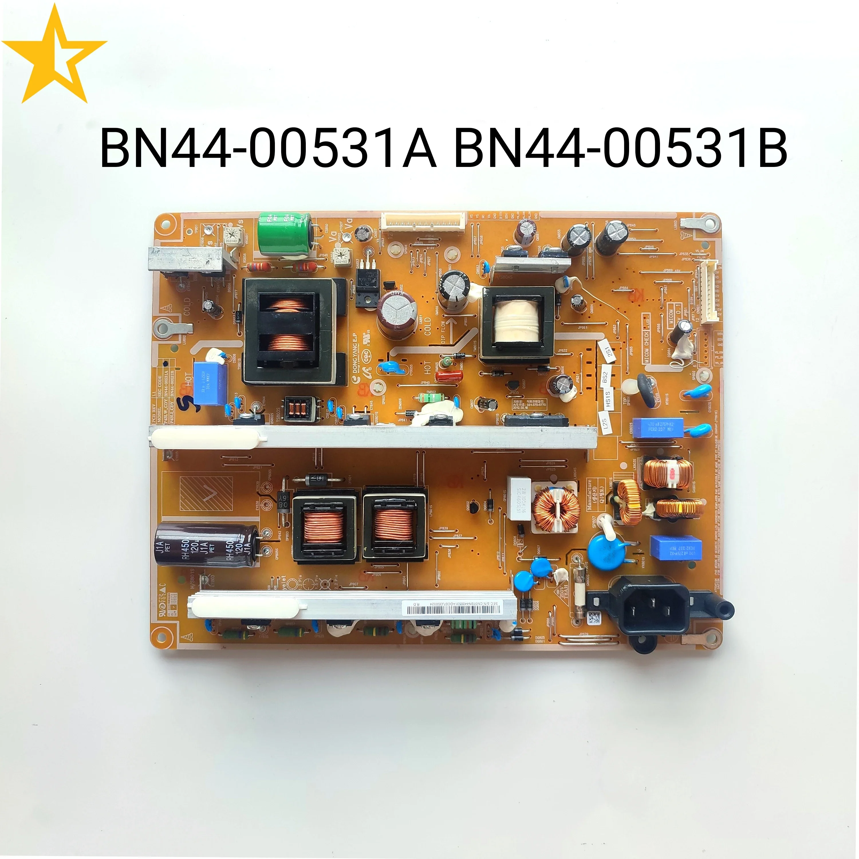 オリジナル電源ボード-bn44-00531a-bn44-00531b-p43lw_cdy-p43li_cdy-サムスン-pn43e400-pl43e400u1g-ps43e400u1r-テレビ部品