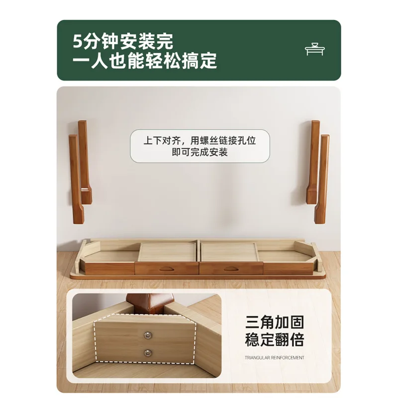 All solid wood desk wide student home computer desk bedroom desk