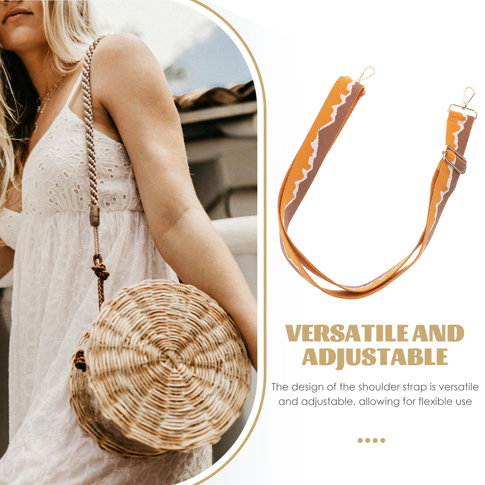 

Comfortable Wide Shoulder Strap for Handbag Crossbody Replacement Chunky Bag Strap Luggage Straps Handbag Straps Crossbody