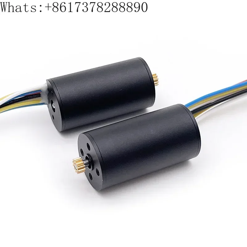 Production of 1650 hollow cup brushless DC motor with dual ball bearings and low noise 16mm hollow cup brushless motor