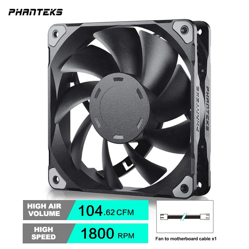 Phanteks M25-140 140X140X25mm ARGB white chassis fan 14CM high wind volume computer cooling fan 4PIN PWM temperature control