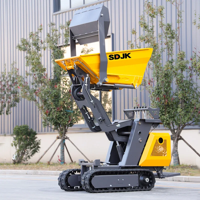 

Fast Delivery 800KG Mini Crawler Dumper CE/EPA/Euro5 Compliant Mini Loader for Farm Construction Customizable