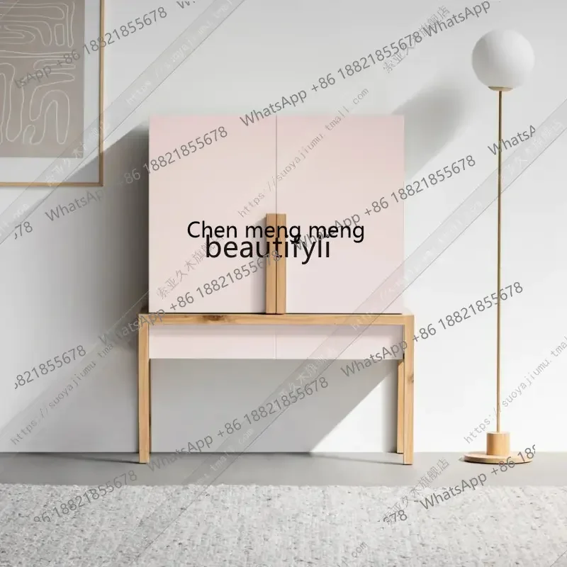 

zq Personalized Wall High Cabinet Living Room Locker Curio Cabinet Nordic Model House High Cabinet