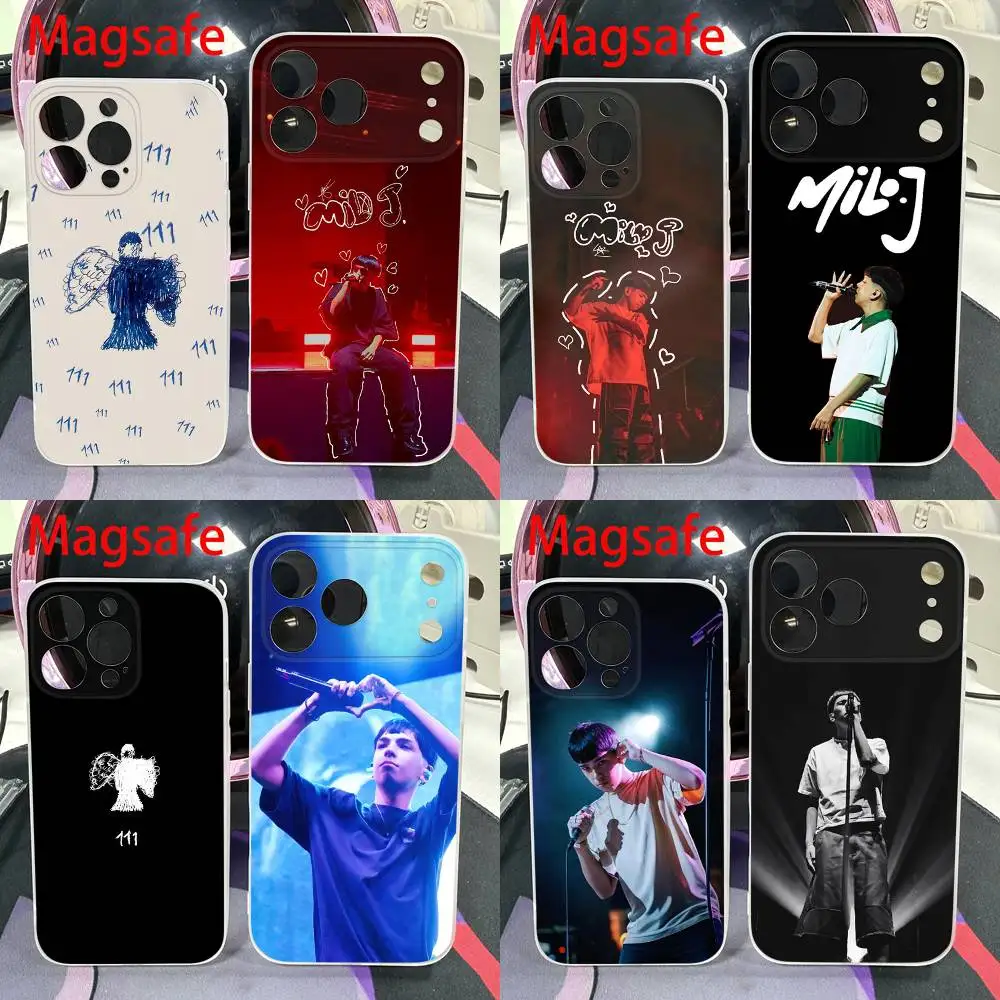 

Singer M-Milo J 111 Phone Case For iPhone 14,16,15,11,13,17,12,Air,Mini,Plus,E,Pro,Max Magnetic Magsafe Frosted Cover