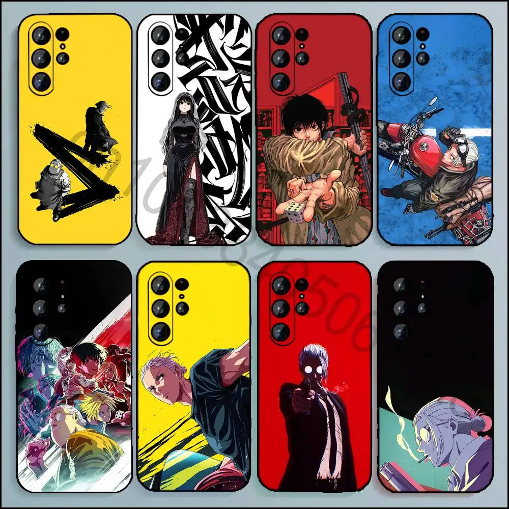 S-SAKAMOTO Phone Phone Case For Samsung Galaxy A20 21 22 31 32 52 53 72 73 80 91 Soft Black Cover