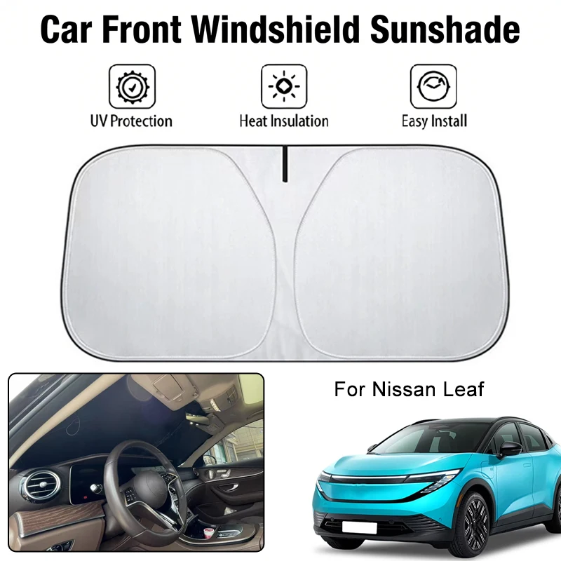 

Car Front Windshield Sunshade Cover For Nissan Leaf UV Block Heat Insulation Auto Interior Sun Protection Accessories