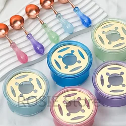Crystal Acrylic Sealing Wax Furnace Retro Wax Seals Melting Warmer Decorative Wax Pot Beads Stick Heater DIY Craft Wax stamp