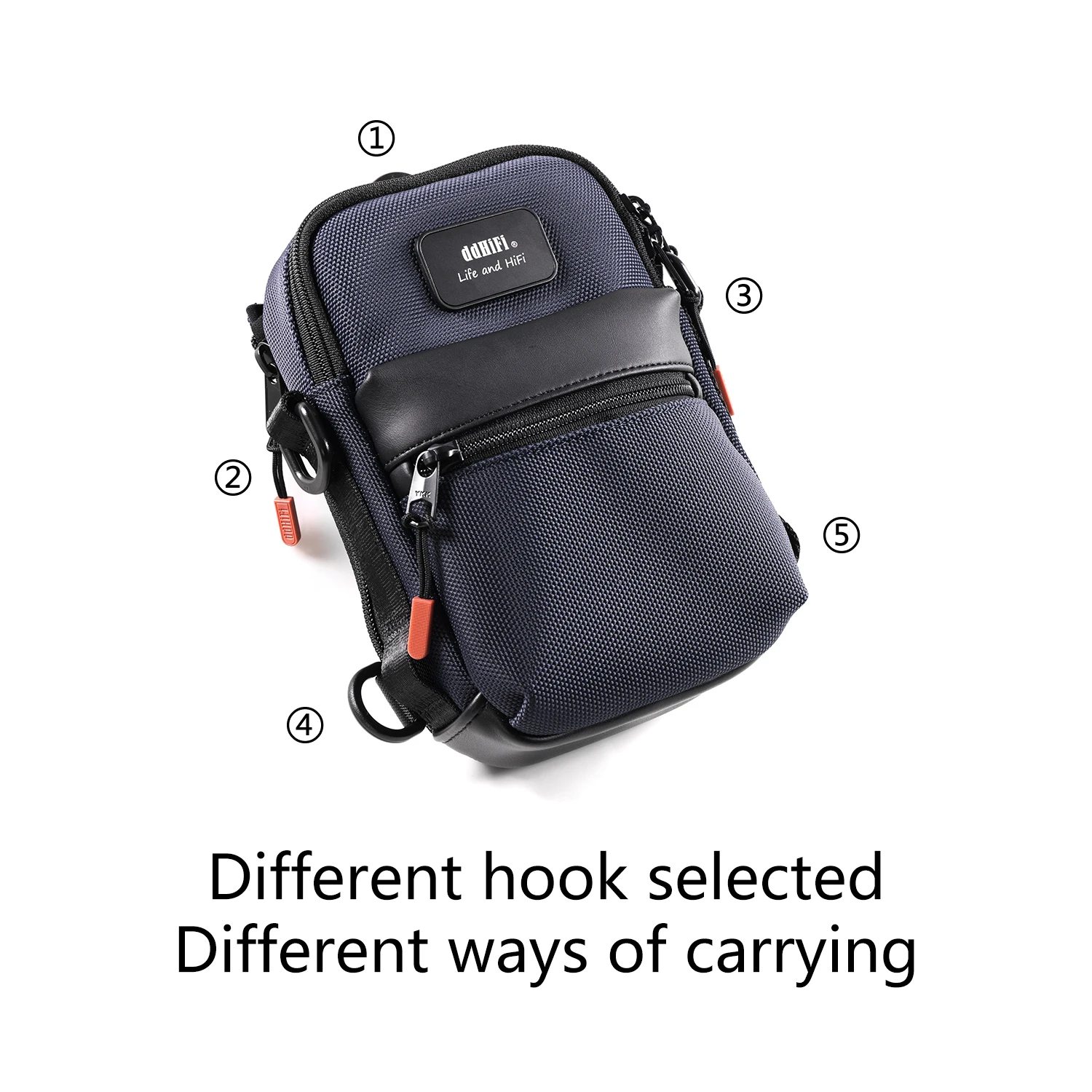 DD ddHiFi C2023 HiFi Carrying Case for Audiophiles Player DAC AMP All-in-one Multifunctional Backpack Earphone Bag