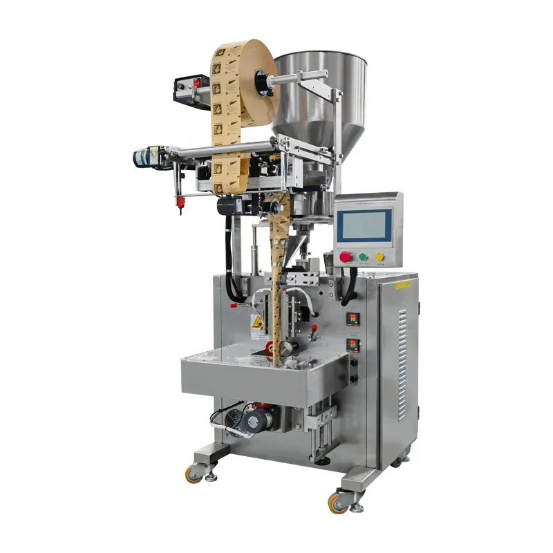 Automatic Vertical Stainless Steel Granule Particle Grain Sugar Rice Snus Chips Sachet Bag Packing Machine Manufacturer Price