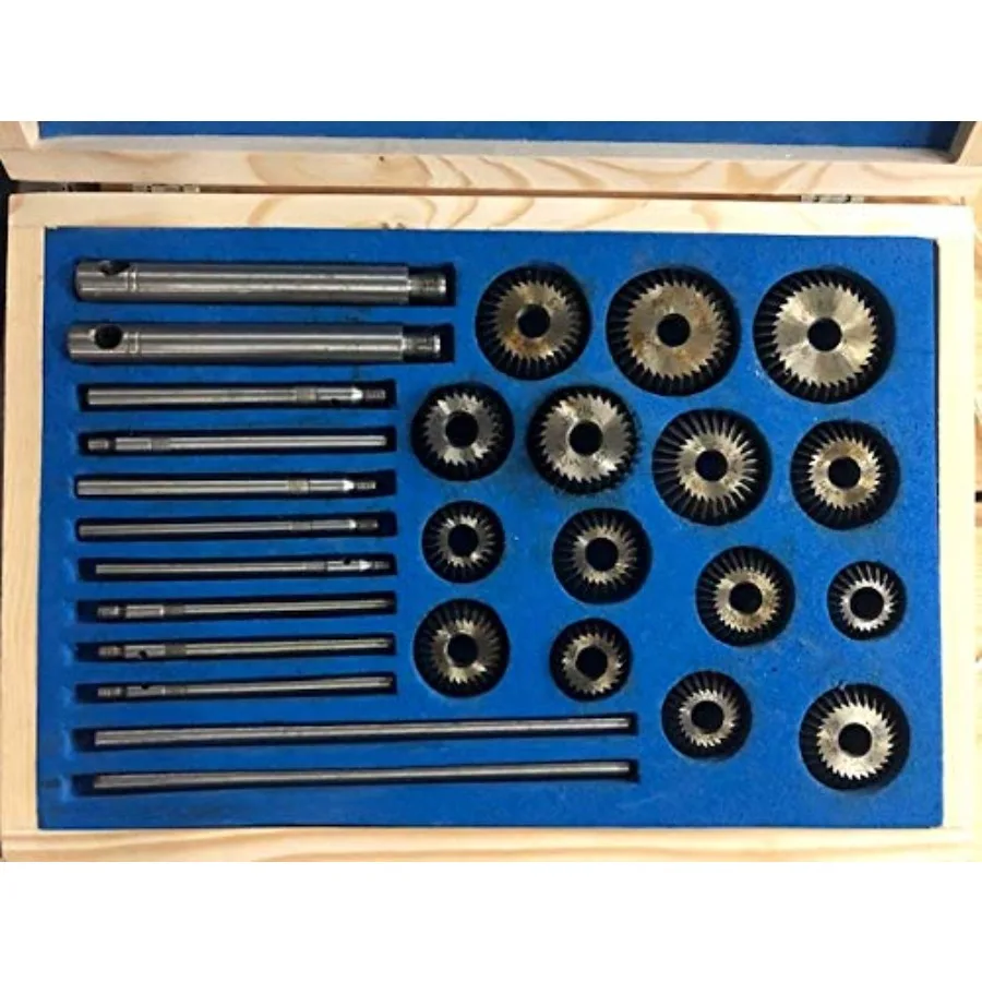 

Valve Seat and Face Cutter Set/Kit - 15 Pcs Set For Vintage Cars and Bikes In Wooden