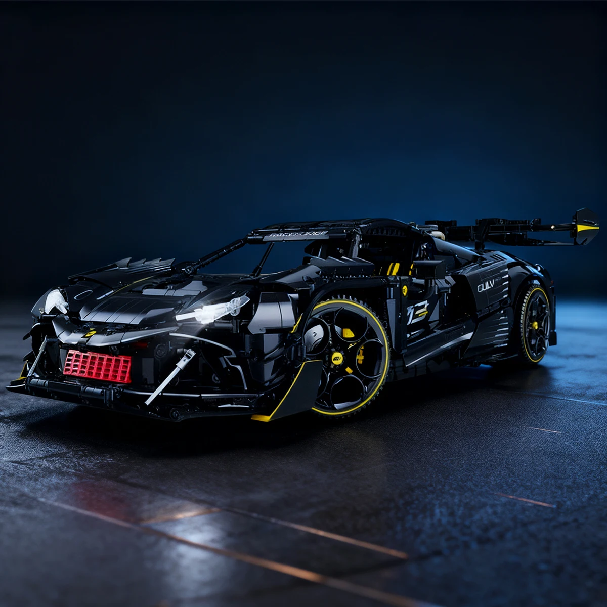 

1:8 Technical Racing Sport Car Building Block City Mechanical Speed Vehicle Model Brick Toys For Children Birthday Gift MOC