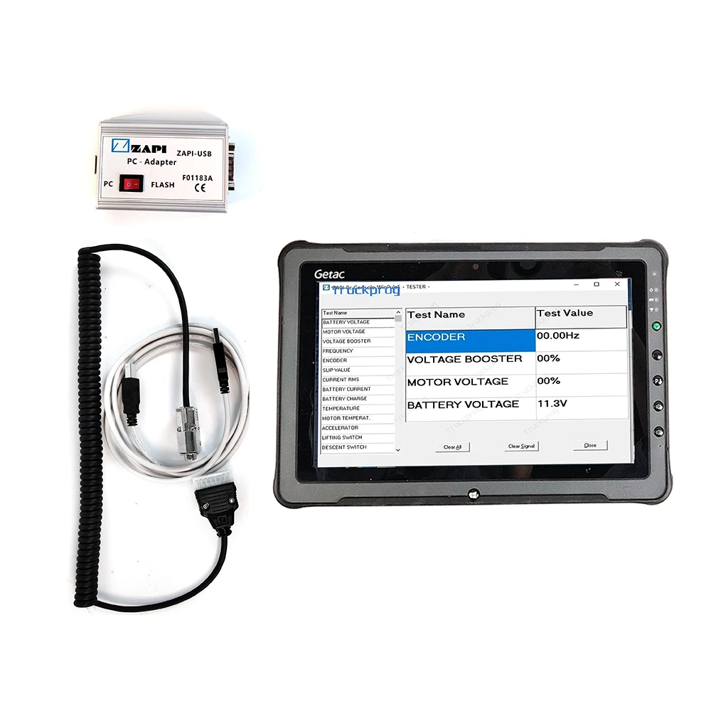 

F110 Tablet forklift truck diagnostic scanner tool ZAPI PC Can Console ZAPI-USB controller F01183A diagnostic cable