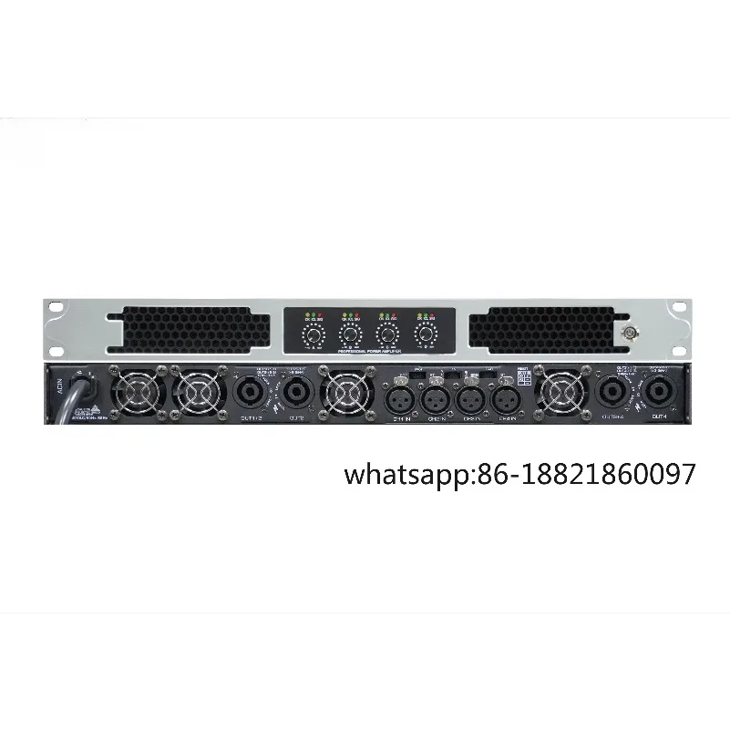 

Прямая продажа с фабрики, 1000 Вт, цифровой 4-канальный усилитель мощности 1u класса d