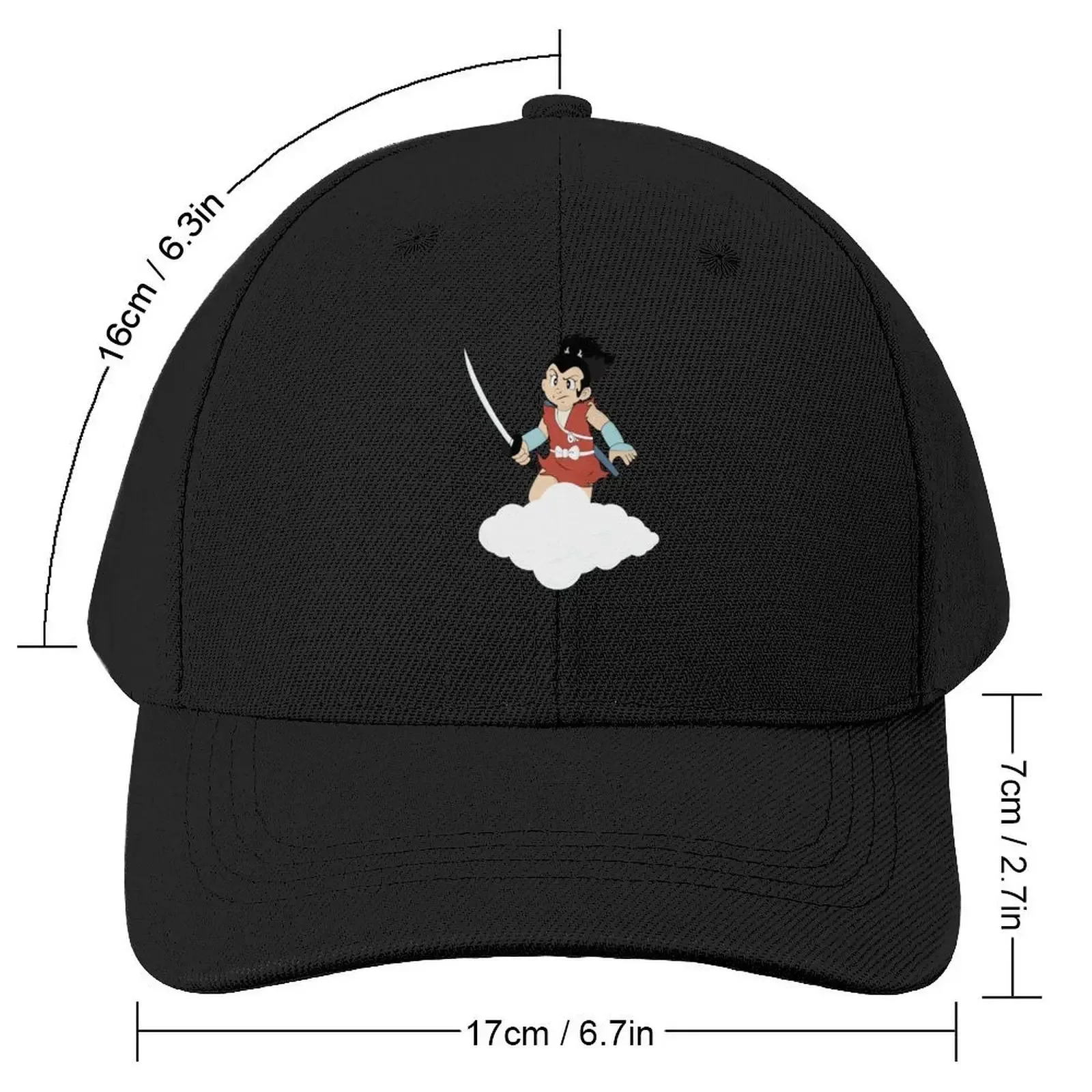 Ninja the Wonder Boy (no text) Baseball Cap Rugby Beach Bag Big Size Hat derby hat For Women Men's