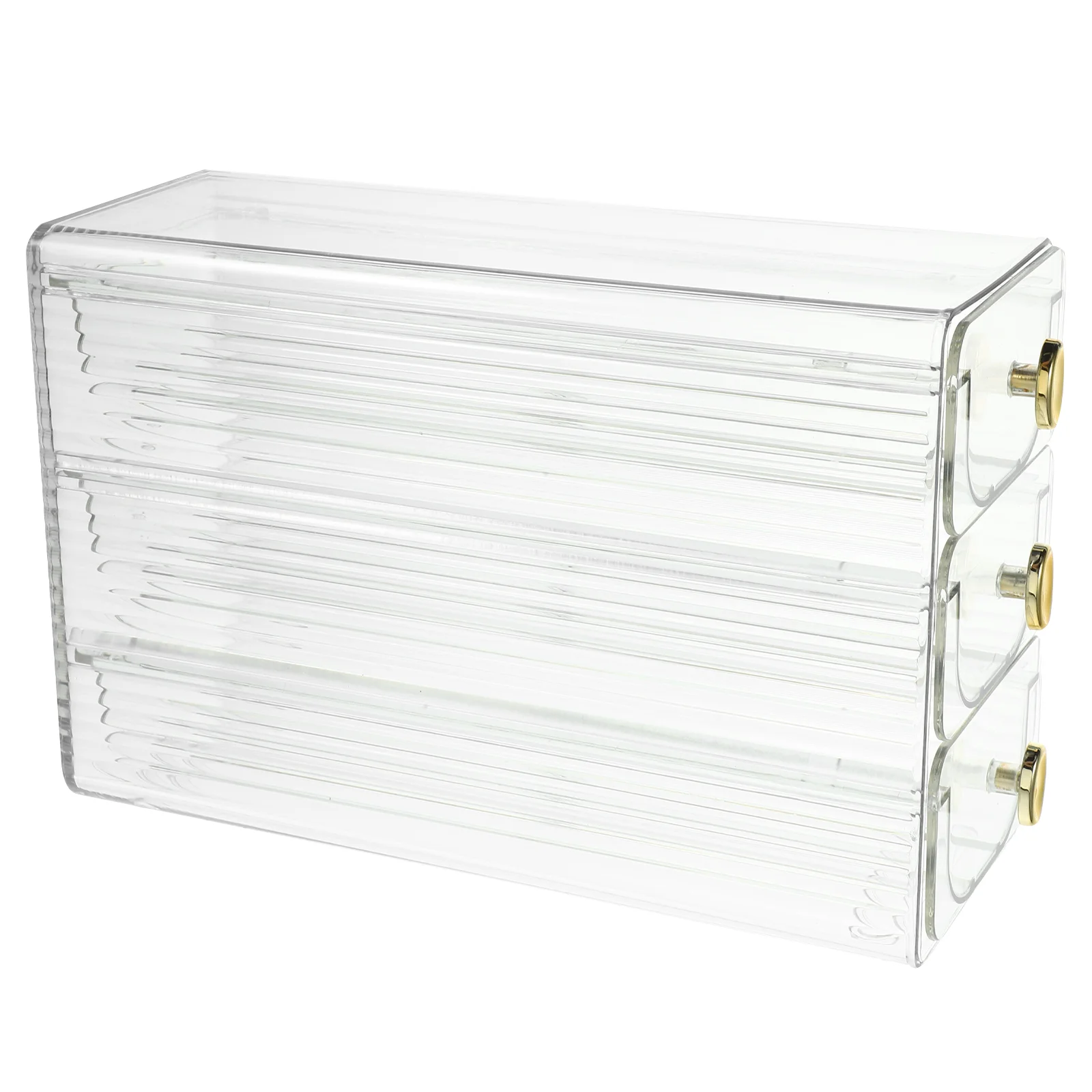 Transparent Food Grade Tray for Refrigerator Large Capacity Reusable Storage Container Auto Rolling Design Prevents