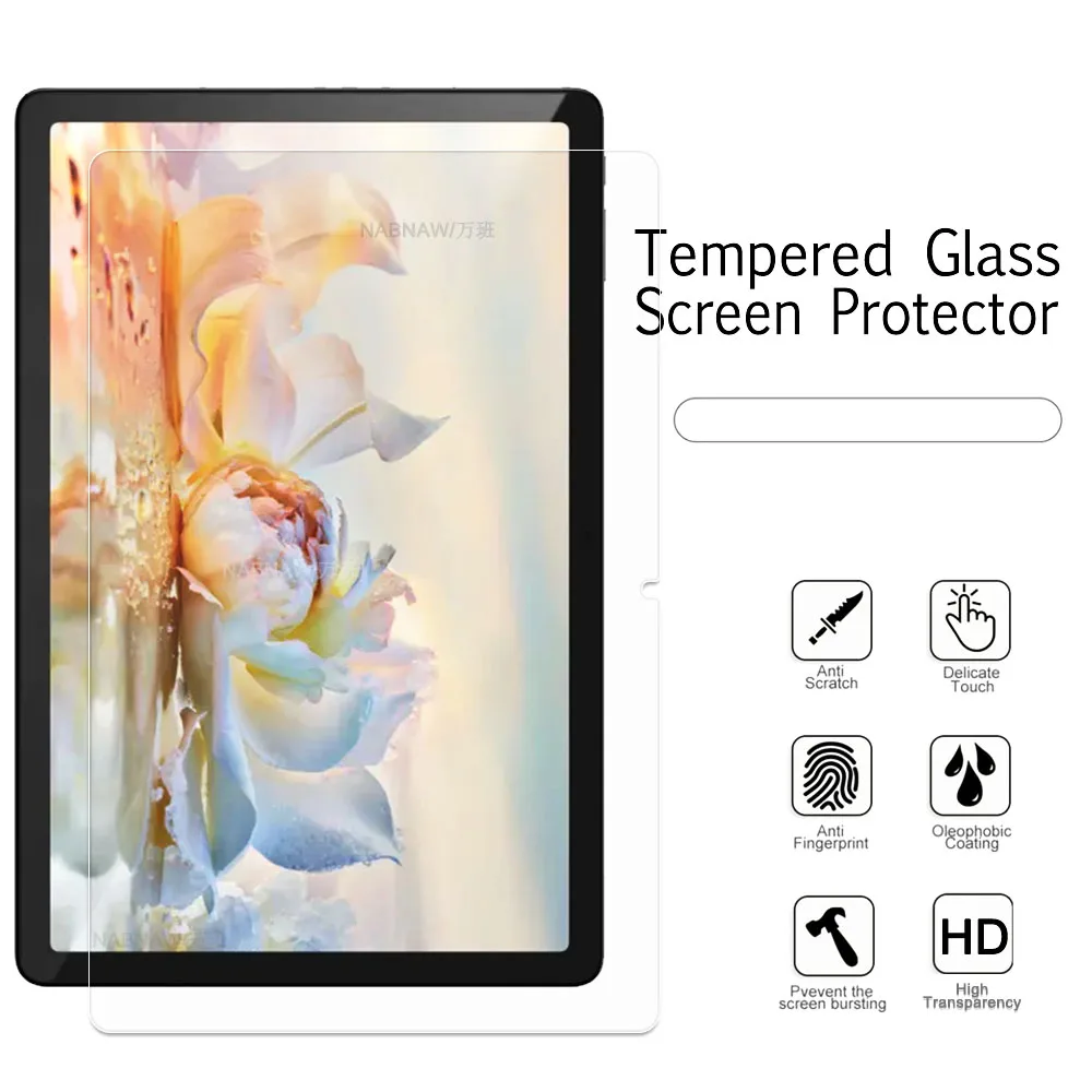 2 Pieces HD Scratch Proof Screen Protector Tempered Glass For Acer Gadget E10 ETPad 10.95-inch Hard Protective Film Free Bubble