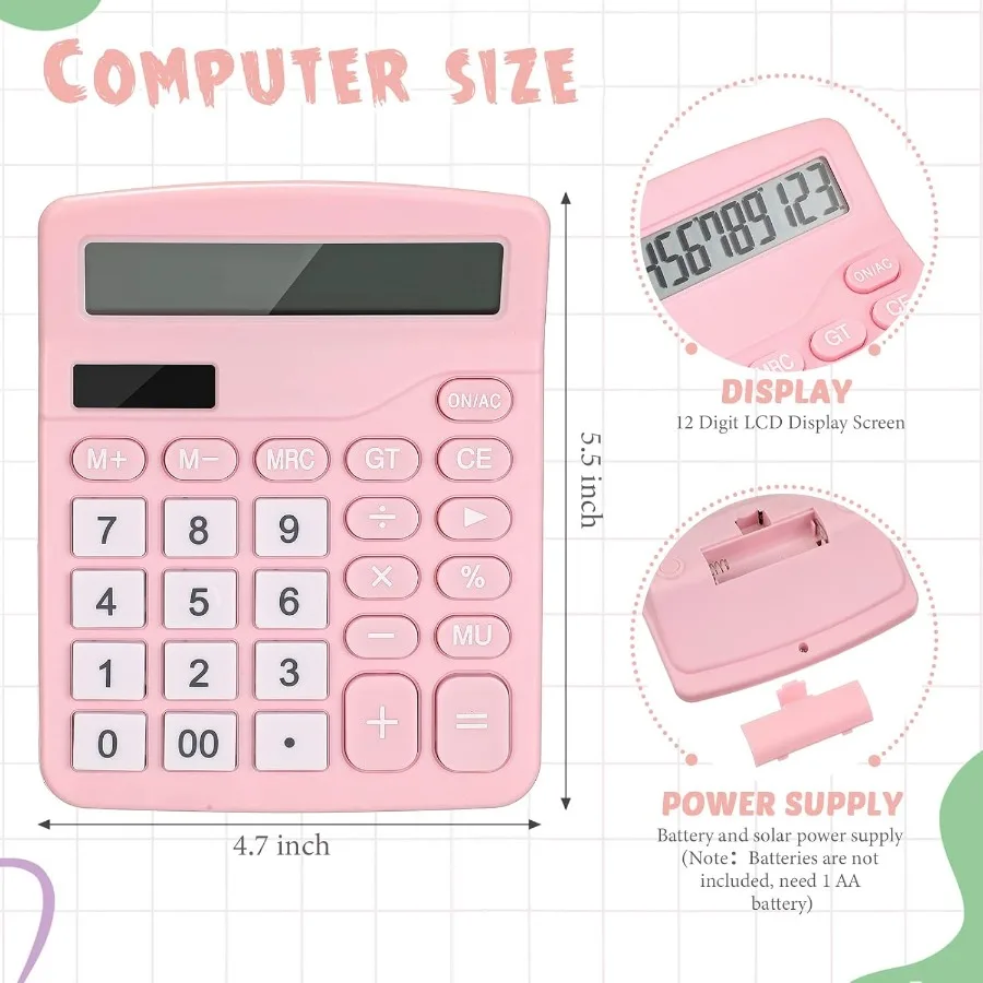 6 conjunto de acessórios de mesa kit material de escritório ilude bonito grampeador fita dispensador caneta esferográfica clipes de papel cauda longa cal