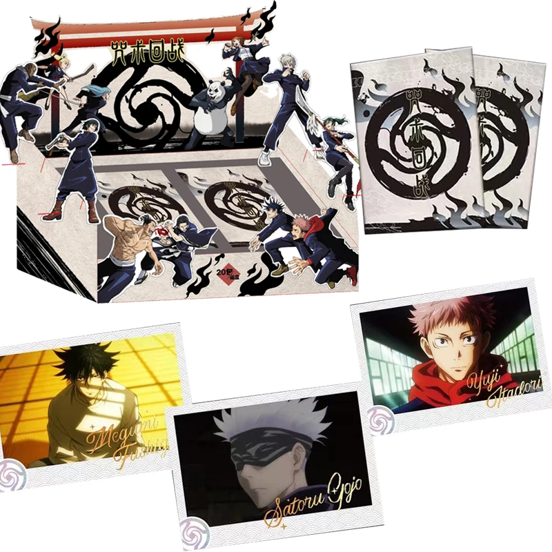 

Jujutsu Kaisen Anime Character Cards Game Anime Peripheral Collectible Edition Collection Cards For Children Festival Toys Gifts