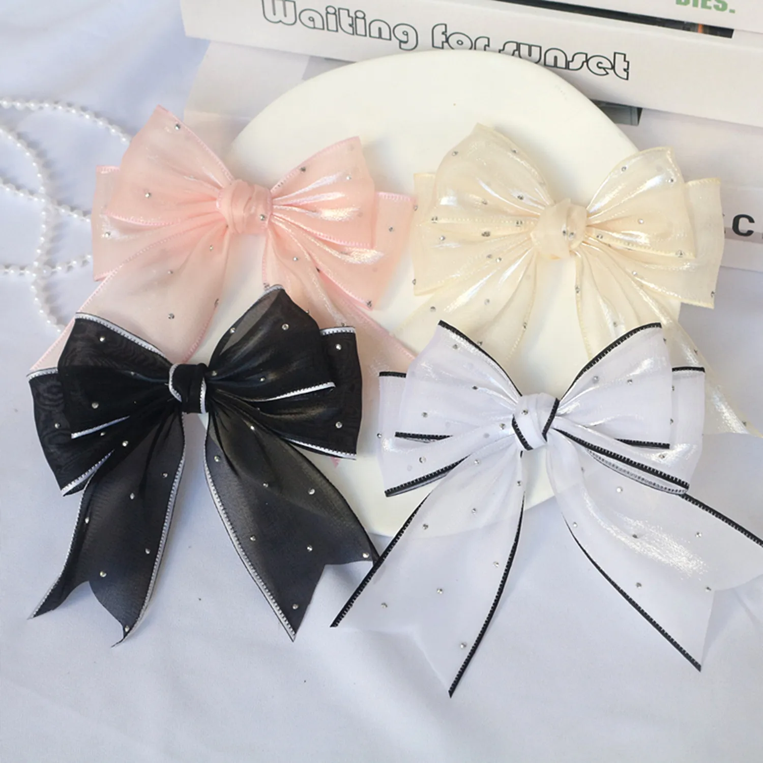 100-pcs-lot-39“-diamond-sheer-chiffon-ribbon-bows-for-flower-gift-wrap-packaging-wedding-christmas-party-gift