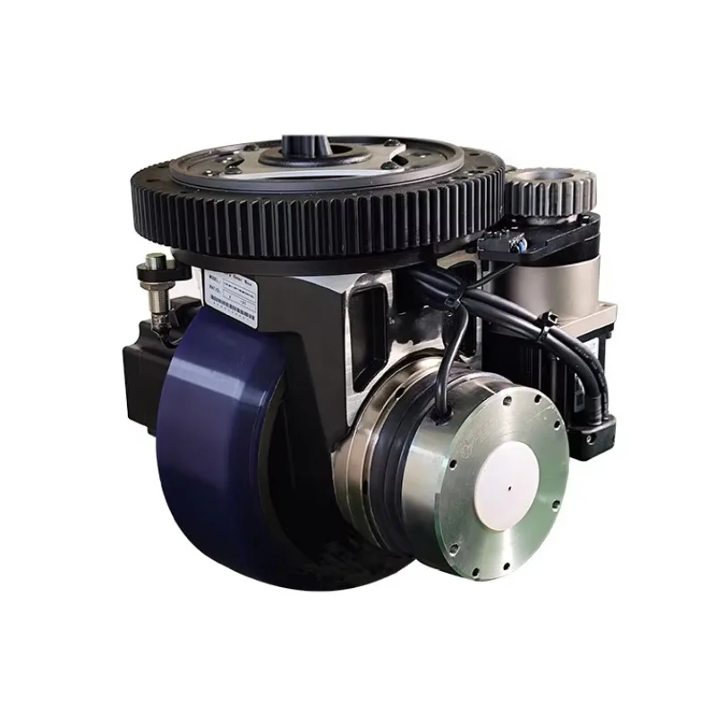 1000W AGV Drive Wheel High-Torque Servo Motor Heavy-Duty Rubber For Retail Forklift Mining Horizontal Steering System