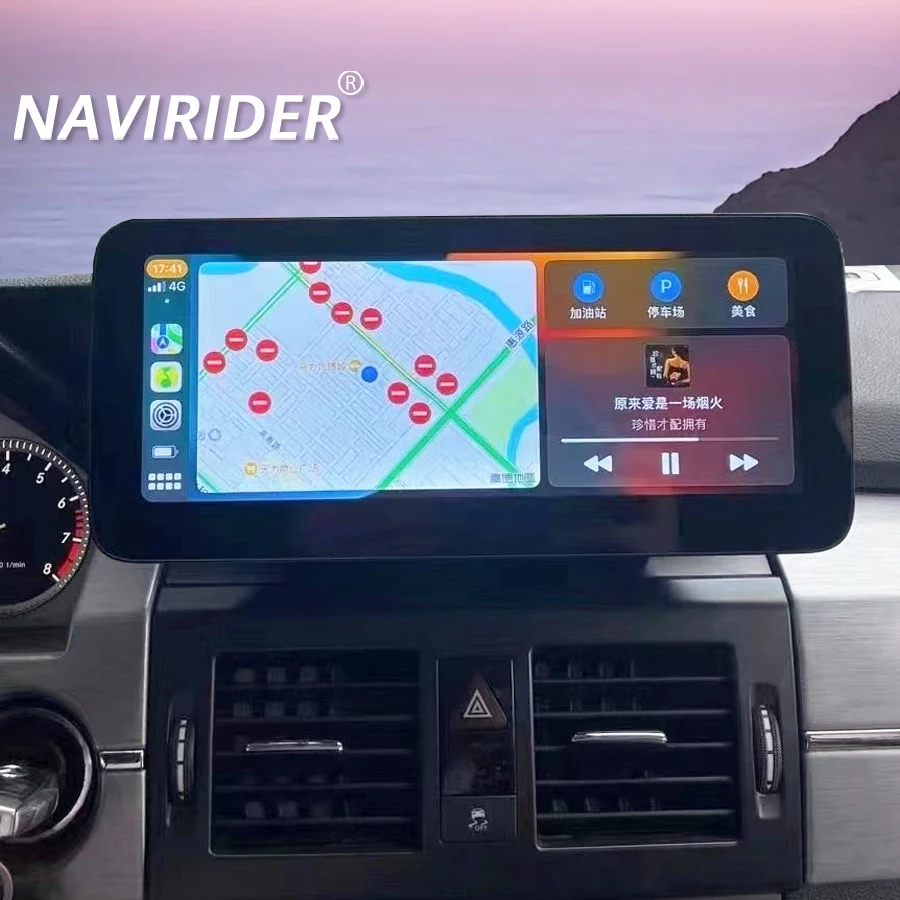 10.25inch 12.3inch Android 15 CarPlay For Benz GLK 280 GLK300 GLK350 GLK260 GLK200 X204 GLK 2012 GPS Video Player Car Radio 4G