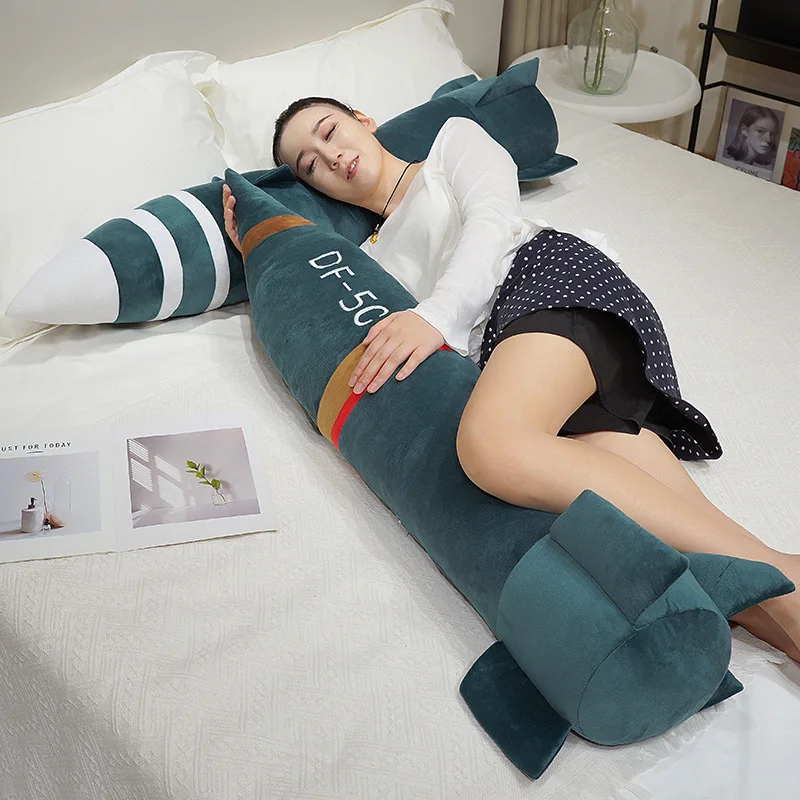 Raketenmodellpuppe 60–120 cm Dongfeng Raketenkissen DF-61 Plüschtier DF-5C Gefüllte Puppe Militärbegeisterte Sammlung Junge Geschenk