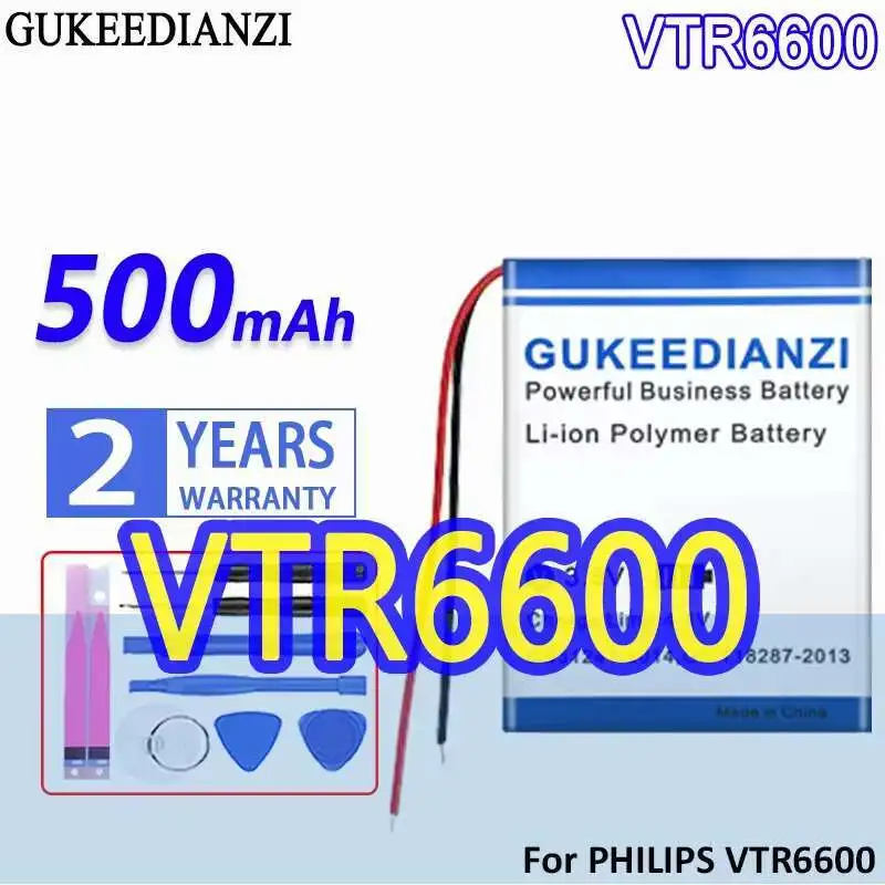

Voice Recorder Battery High-Capacity For Philips VTR6600 500Mah