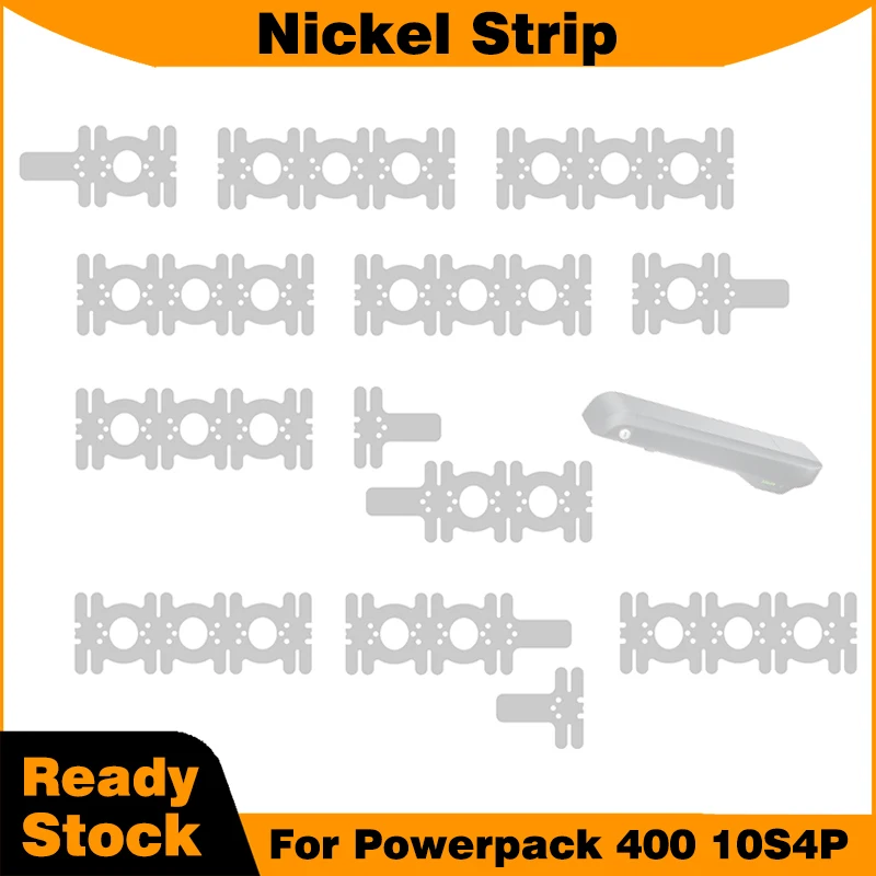 10S4P 36V Nickelstreifen für Powerpack 400 500 Rack-Batterie, vorgeschnittene Nickel-Tabs 0,15mm 0,20mm für 18650 Batterie-Umbau oder DIY