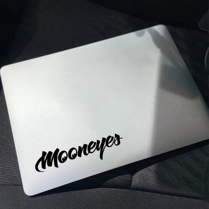 2Pcs Moon Series Vinyl Reflective Decals Laptop Decorative Stickers Motorcycle Racing Car Body Modification Waterproof Pegatinas
