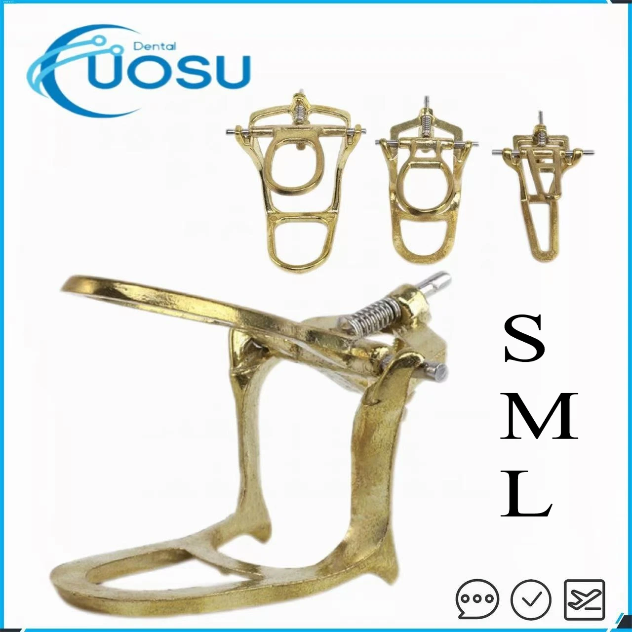 

Dental Simple Articulator Copper&Zinc Alloy Articulator S/M/L Dentistry Laboratory Technician Equipment Dentist Tools 3 Siz