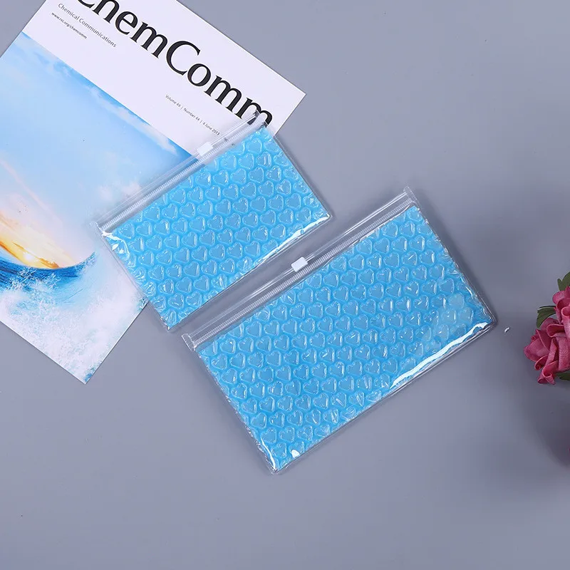 30Pcs PVC Bubble Zipper Bag Waterproof Shockproof Pressure-proof  Ziplock Bag Air Bubble Packaging Bags 15x10cm 22x15cm