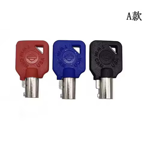 Tubular Motorcycle Blank Key For Harley Touring Street Glide Road Glide Road King Dyna Softail Fat Boy V-Rod XL 883 1200 X4