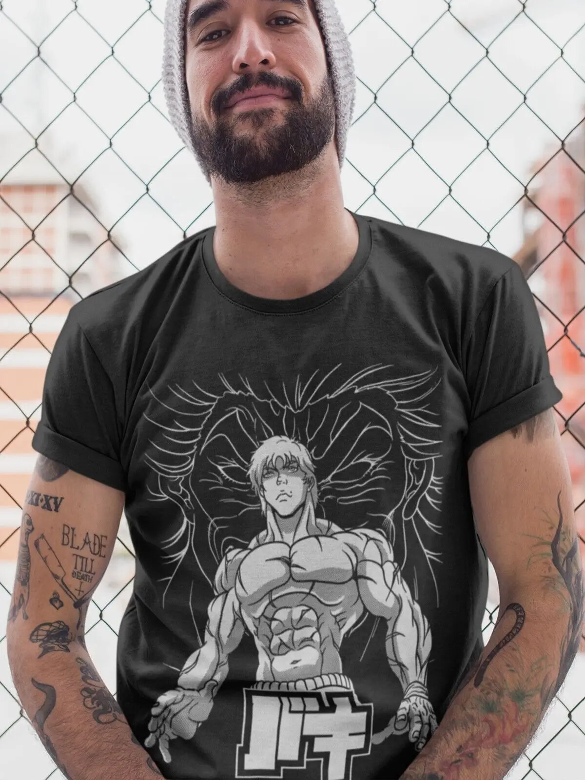 Baki the grappler New T-shirt baki hanma,manga,anime,doppo,graphic Tee tops Unisex Summer Short Sleeve