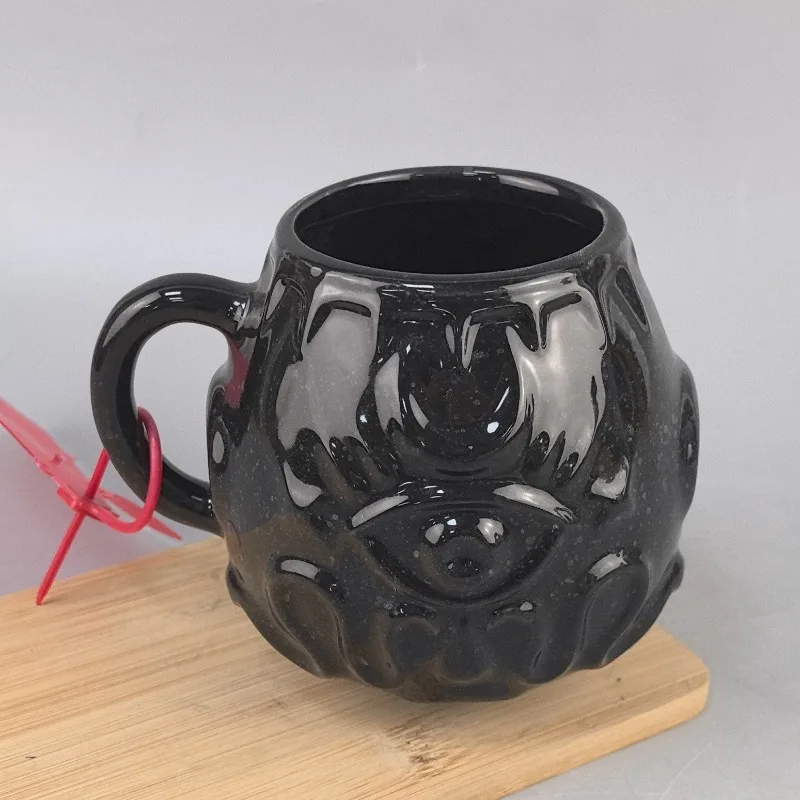

Halloween Devils Eye Funny Fashion Ceramic Coffee Cup Home Afternoon Tea Cup European Medium Temperature
