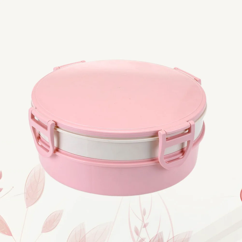 

Double Layer Plastic Box Fruit Serving Plate Desserts Tray Separate Compartment Snack Candy Dish Tableware with Sealing Cover fo