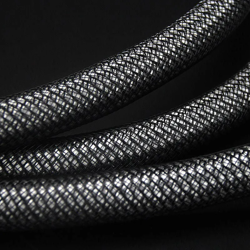 Cabo de alto-falante prateado Ks 3040 com plugue de pá dourada cabo de áudio HIFI um par