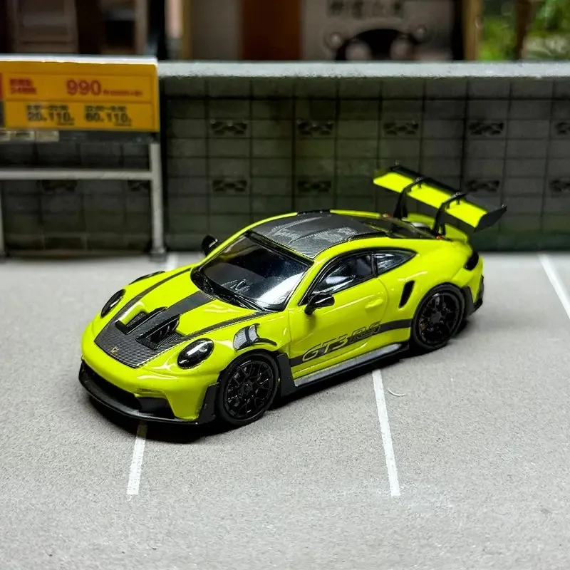 LMLF 1:64 mini 911 992 GT3 RS Conjunto de modelo de carro em liga pintada presente de edição limitada