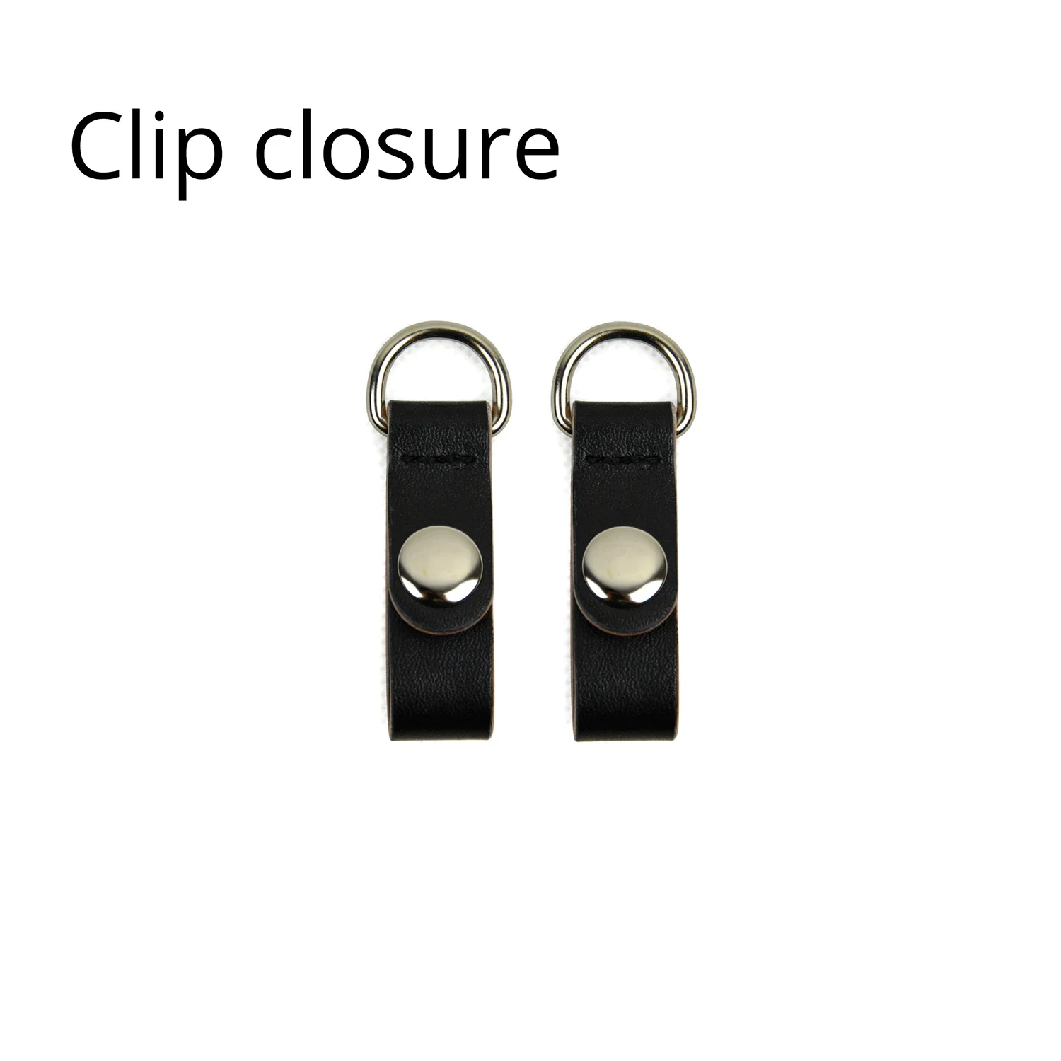 1 Pair 2 Piece Clip Closure Attachment Fittting for Obag Faux Leather Strap Hook Clip for Opocket O Bag