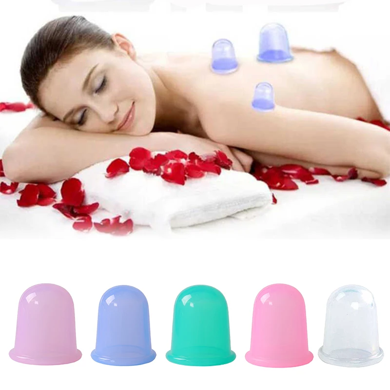 

Silicone Facial Massage Cupping Set Vacuum Body Massager Cup Ventouse Anti Cellulite Therapy Face Suction Cups