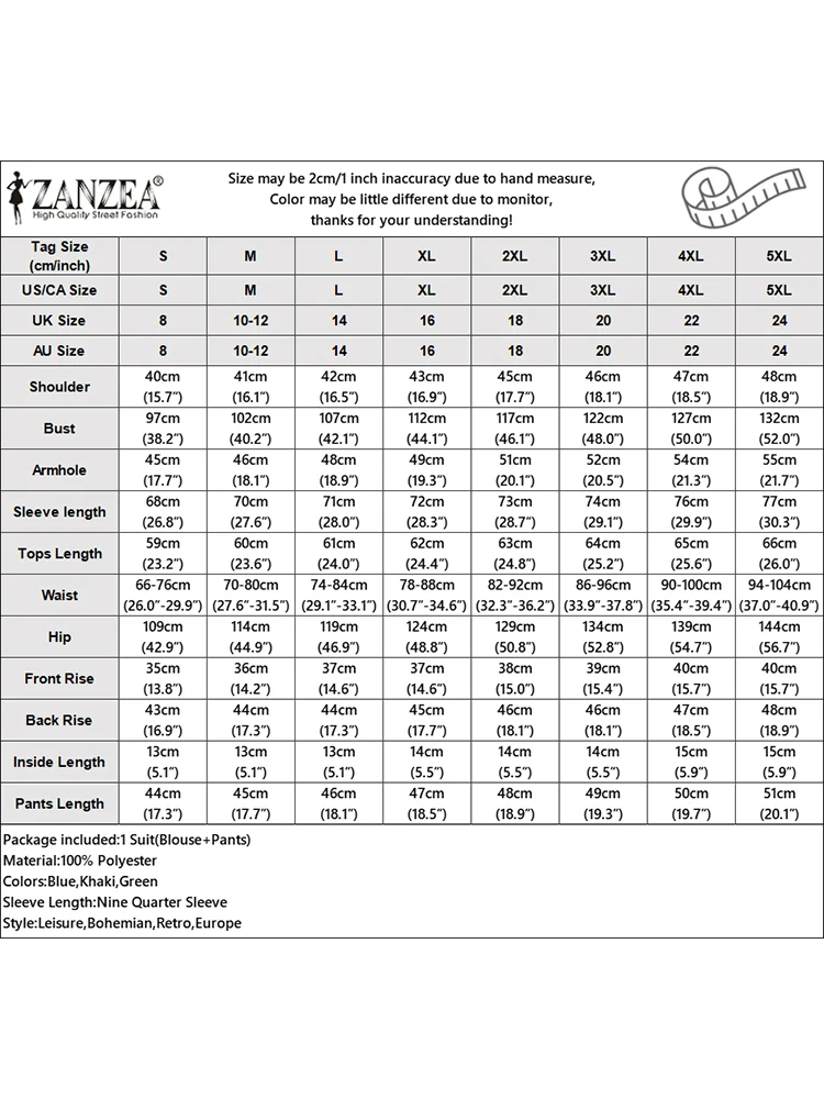 Zanzea elegante conjuntos de duas peças das mulheres roupas de treino moda 2 pçs manga longa impresso camisa conjuntos curtos calças trabalho terno