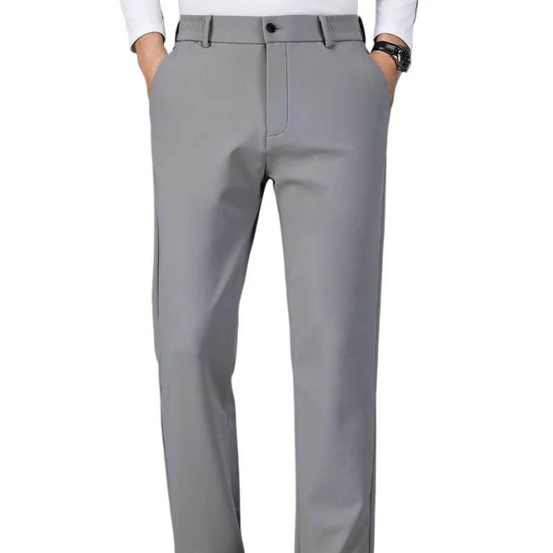 

Мужские модные повседневные брюки из нейлоновой смеси для весны и лета, высокоэластичные, дышащие, для активного отдыха и поездок на работу