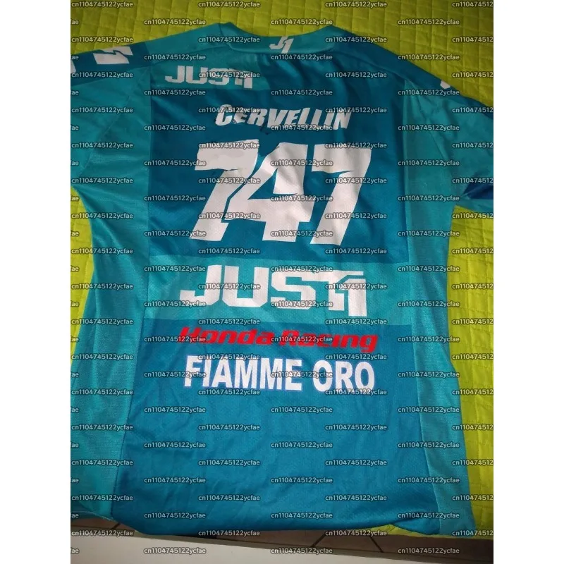 

Honda Collecte 2025 г. Осень # 747 CERVELLIN Мотоциклетный трикотаж с длинными рукавами для верховой езды, дышащий удобный топ Just1 Racing для бездорожья