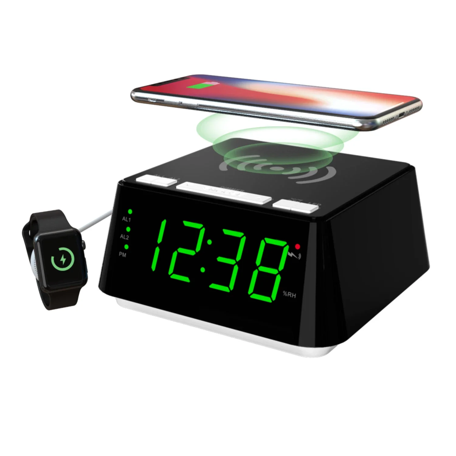 Sleek and modern, the Efficient and Stylish Smart Alarm Clock features a USB charging port for ultimate convenience. Start your