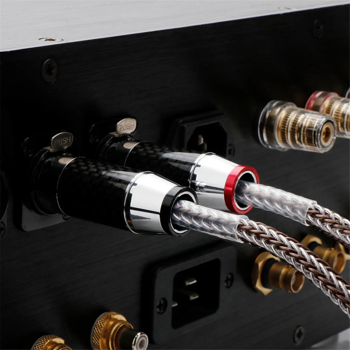 BFYLE ハイファイオーディオバランス XLR ケーブルオス - メス XLR コネクタ OCC 混合銀メッキ銅マイクミキサー用